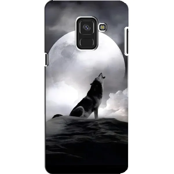 Чехол с рисунком «Волк и луна» для Samsung Galaxy A8 2018 (A530F) Чехол с рисунком «Волк и луна» для Samsung Galaxy A8 2018 (A530F)