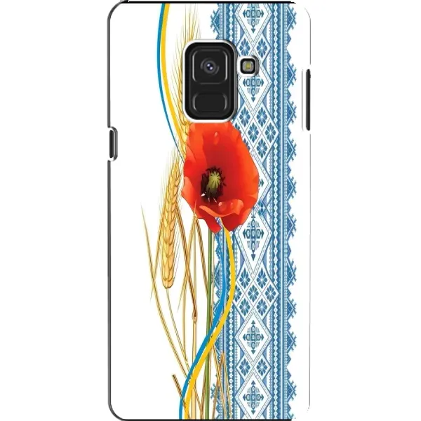 Чехол с рисунком «Вышиванка с цветком» для Samsung Galaxy A8 2018 (A530F) Чехол с рисунком «Вышиванка с цветком» для Samsung Galaxy A8 2018 (A530F)