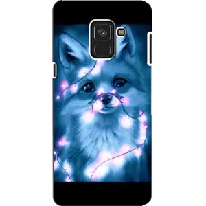 Чехол с Лисичкой для Samsung A8, A8 2018, A530F (Яркая Лиса)
