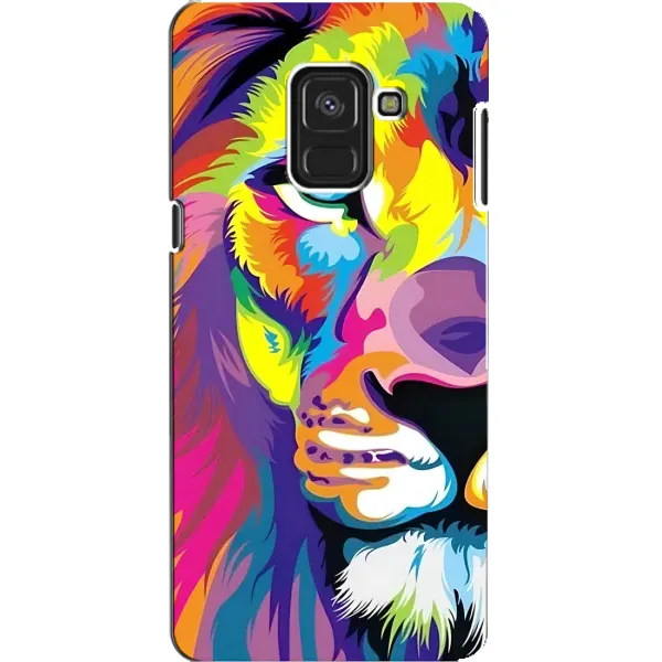 Чехол с рисунком «Яркий Лев» для Samsung Galaxy A8 2018 (A530F)