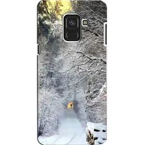 Чохли на Новий Рік Samsung A8, A8 2018, A530F (Хурделиця)