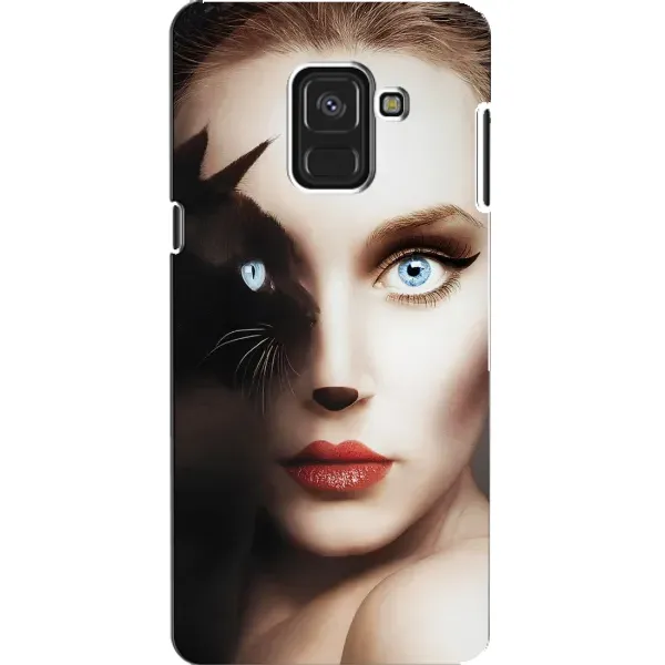 Чехол с рисунком «Женщина кошка» для Samsung Galaxy A8 2018 (A530F) Чехол с рисунком «Женщина кошка» для Samsung Galaxy A8 2018 (A530F)