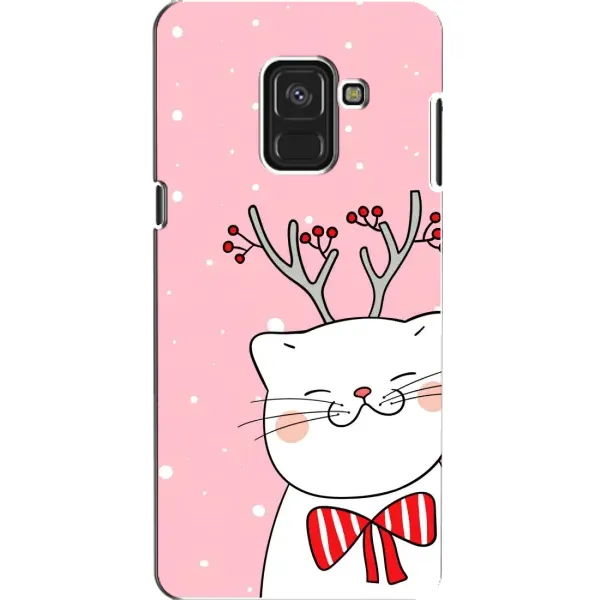 Чехол с рисунком «Зимний кот» для Samsung Galaxy A8 2018 (A530F) Чехол с рисунком «Зимний кот» для Samsung Galaxy A8 2018 (A530F)