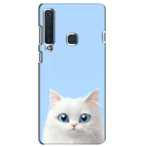 Чехол на тематику: Коты для Samsung Galaxy A9 2018 (A920) (Белый кот)