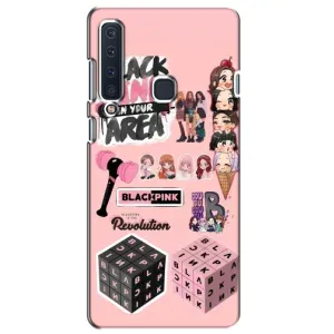 Чехлы с картинкой для Samsung Galaxy A9 2018, A920 (BLACK PINK коллаж)