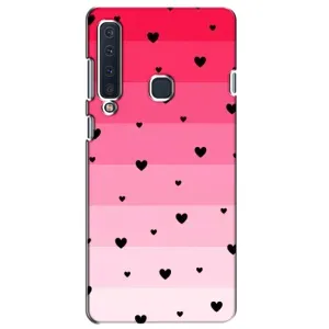 Чехлы с тематикой "Маленькие Сердечки" на Samsung Galaxy A9 2018, A920 (Чорные сердечки)