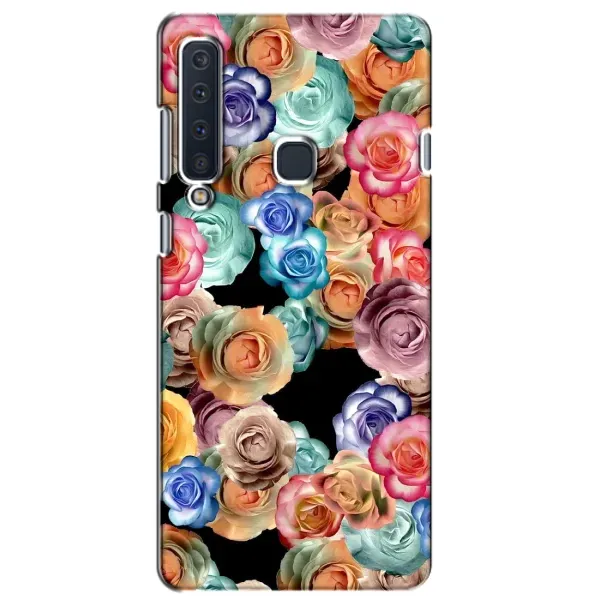 Чехол с рисунком «Цветы на черном» для Samsung Galaxy A9 2018 (A920) Чехол с рисунком «Цветы на черном» для Samsung Galaxy A9 2018 (A920)