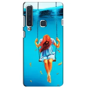 Чехол Стильные девушки на Samsung Galaxy A9 2018, A920 (Девушка на качели)