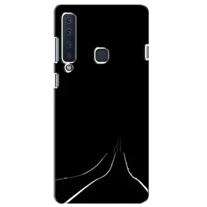 Чехол с картинками на черном фоне для Samsung Galaxy A9 2018, A920 (Дорога)