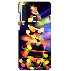 Чохол новорічна ялинка на Samsung Galaxy A9 2018, A920 (Гірлянди)