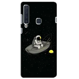 Силиконовый Чехол с принтом "Космонавты" на Samsung Galaxy A9 2018, A920 (Космонавт на рыбалке)