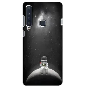 Силиконовый Чехол с принтом "Космонавты" на Samsung Galaxy A9 2018, A920 (Космонавт романтик)
