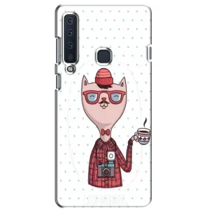 Чехол на тематику: Коты для Samsung Galaxy A9 2018 (A920) (Кот аристократ)