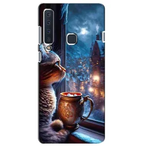 Чохли на Новий Рік Samsung Galaxy A9 2018, A920 (Кіт новорічний)
