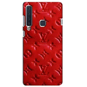 Текстурний Чохол Louis Vuitton для Самсунг А9 (2018) (Червоний ЛВ)