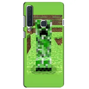 Чехлы для Samsung Galaxy A9 2018, A920 (Персонажи Майн Крафт) (Крипер 2)