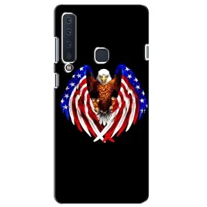 Чехол Флаг USA для Samsung Galaxy A9 2018, A920 (Крылья США)