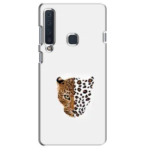 Чехол с леопардовым принтом на Samsung Galaxy A9 2018, A920 (Леопард на белом)