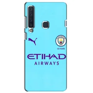 Силиконовые Чехлы принт Футбол на Samsung Galaxy A9 2018, A920 (Man City)