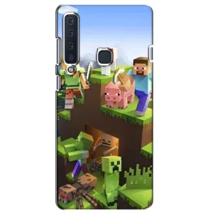 Чехлы для Samsung Galaxy A9 2018, A920 (Персонажи Майн Крафт) (Майн-крафт)