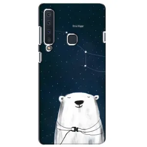 Силиконовый бампер с картинкой животных для Samsung Galaxy A9 2018, A920 (Медведица)
