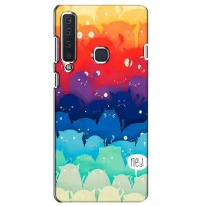 Силиконовый чехол с котиком для Samsung Galaxy A9 2018, A920 (Mew)