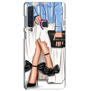 Силиконовый Чехол на Samsung Galaxy A9 2018, A920 с картинкой Стильных Девушек (Мода)