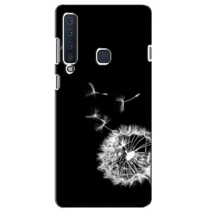 Силіконовий Чохол з кульбабками на Samsung Galaxy A9 2018, A920 (Кульбабка на чорному)