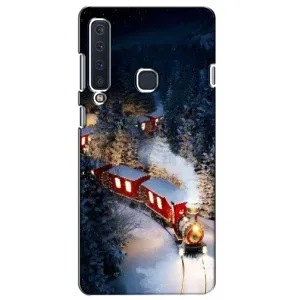 Силіконовий бампер на різдво для Samsung Galaxy A9 2018, A920 (Потяг)