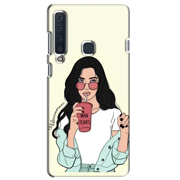 Чехол с рисунком «С напитком» для Samsung Galaxy A9 2018 (A920)