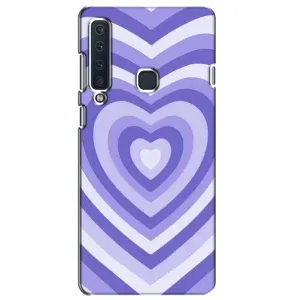 Чехлы с тематикой "Маленькие Сердечки" на Samsung Galaxy A9 2018, A920 (Сердце фиолет)