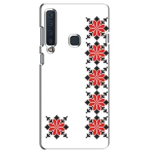 Силиконовый Чехол на Samsung Galaxy A9 2018, A920 с картинкой Вышиванки (Силуэт вышиванки)