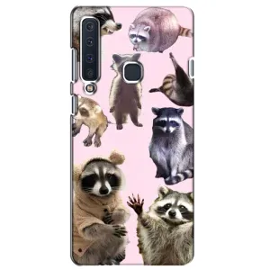 Силиконовый Чехол с Енотами на Samsung Galaxy A9 2018, A920 (Смешные Еноты)