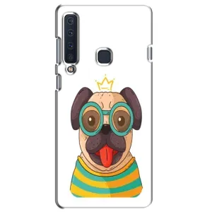 Бампер для Samsung Galaxy A9 2018, A920 с картинкой "Песики" (Собака Король)