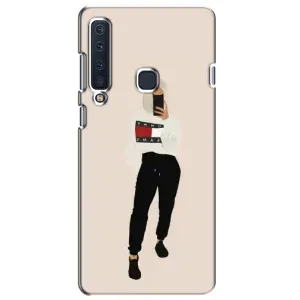 Силиконовый Чехол на Samsung Galaxy A9 2018, A920 с картинкой Стильных Девушек (Стильная)