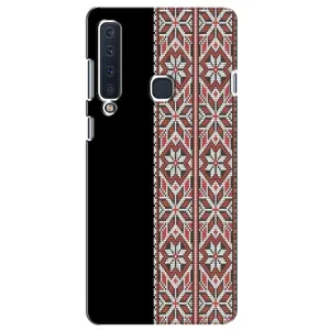 Силиконовый Чехол на Samsung Galaxy A9 2018, A920 с картинкой Вышиванки (Стильная вишиванка)