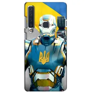 Силиконовый Чехол на Samsung Galaxy A9 2018, A920 (Я-Украина) (Украинский робокоп)