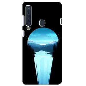 Летний Чехол на Samsung Galaxy A9 2018, A920 (Синий Водопад)