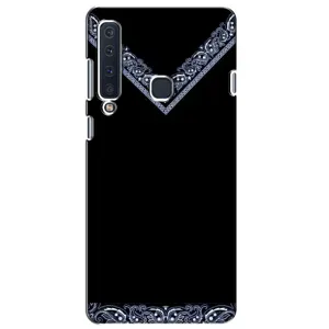 Силиконовый Чехол на Samsung Galaxy A9 2018, A920 (Воротник вышиванки)