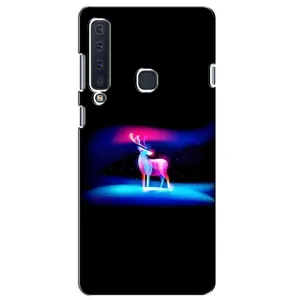Силиконовый бампер с картинкой животных для Samsung Galaxy A9 2018, A920 (Яркий олень)