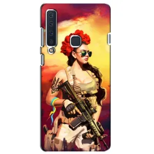 ЗСУ Чехлы (TPU) для Samsung Galaxy A9 2018, A920 (Женщина солдат)