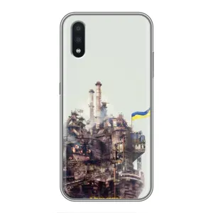 Чехлы на военную тематику для Samsung Galaxy A01 Core (Азовсталь)
