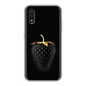 Чохол з зображенням смачної їжі для Samsung Galaxy A01 Core (Чорна полуниця)