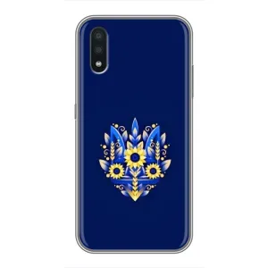 Чехол Укр Символика для Samsung Galaxy A01 Core (Цветущий Герб)