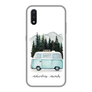 Силіконовий бампер з картинкою машини на Samsung Galaxy A01 Core (Будиночок на колесах)