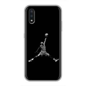 Силиконовый Чехол Nike Air Jordan на Самсунг А01 Кор (Джордан)