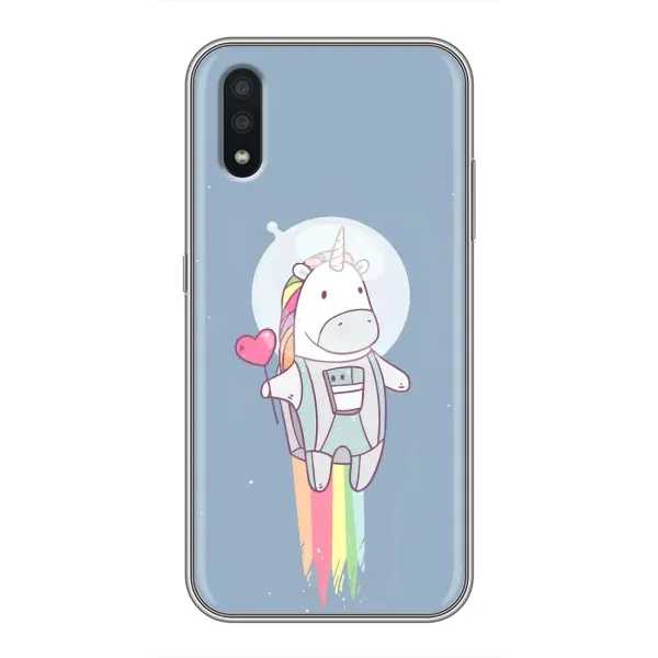 Чехол с рисунком «Единорог космонавт» для Samsung Galaxy A01 Core Чехол с рисунком «Единорог космонавт» для Samsung Galaxy A01 Core