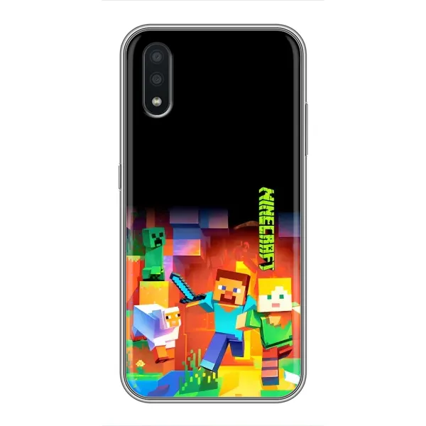 Чехол с рисунком «Герой Майнкрафт» для Samsung Galaxy A01 Core Чехол с рисунком «Герой Майнкрафт» для Samsung Galaxy A01 Core