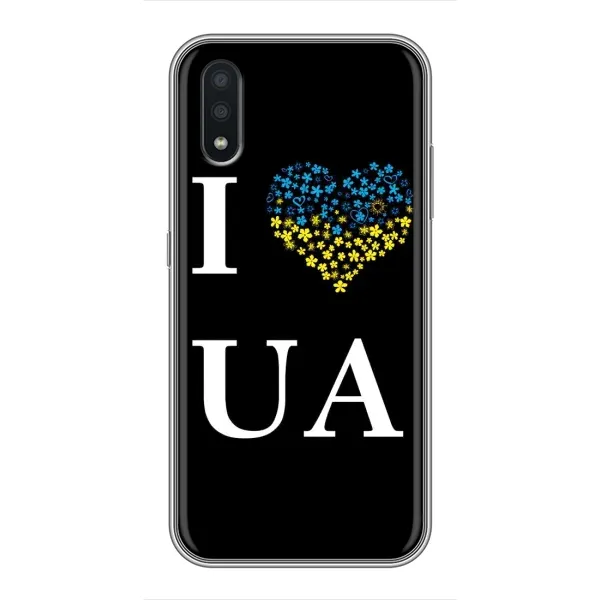 Чохол з малюнком «I Love UA» для Samsung Galaxy A01 Core Чохол з малюнком «I Love UA» для Samsung Galaxy A01 Core