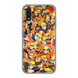 Чехлы с принтом Наруто на Samsung Galaxy A01 Core (Коллаж Наруто)